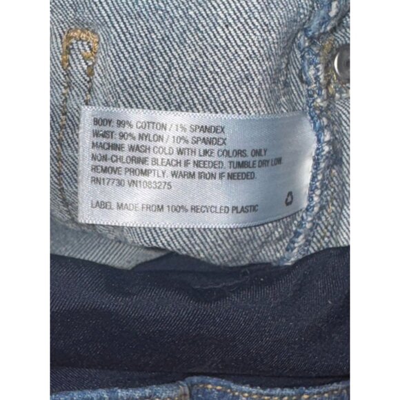 Isabel Maternity Vintage Straight Panel Jeans Size 6 Blue Denim Ingrid & Isabel - Picture 3 of 7